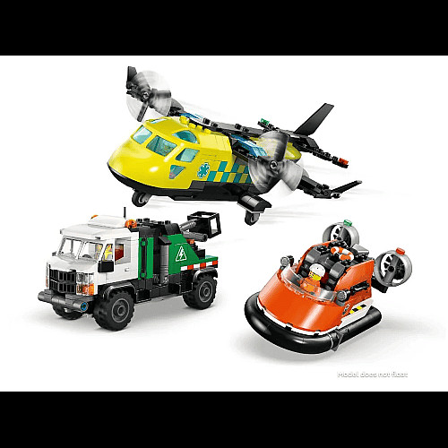 Конструктор LEGO City Ремикс самолета, грузовика и судна на воздушной подушке