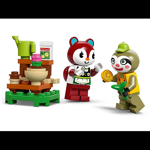 Конструктор LEGO Animal Crossing Садова крамниця і караван, що належать Leif