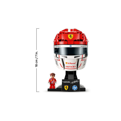 Конструктор LEGO Editions Formula 1 Шолом Шарля Леклера з команди Scuderia Ferrari HP
