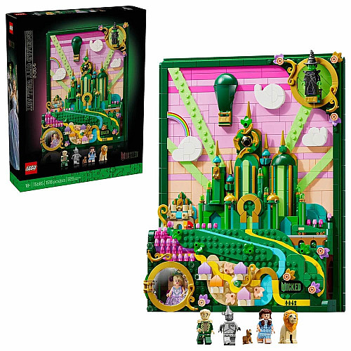 Конструктор LEGO Wicked Смарагдове місто настінний арт