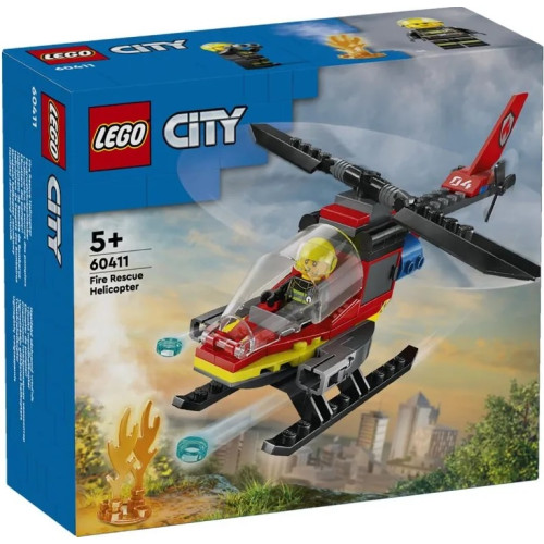 Конструктор LEGO City Пожежний рятувальний гелікоптер