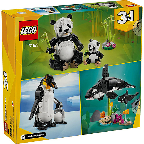 Конструктор LEGO Creator Дикі тварини: пандові