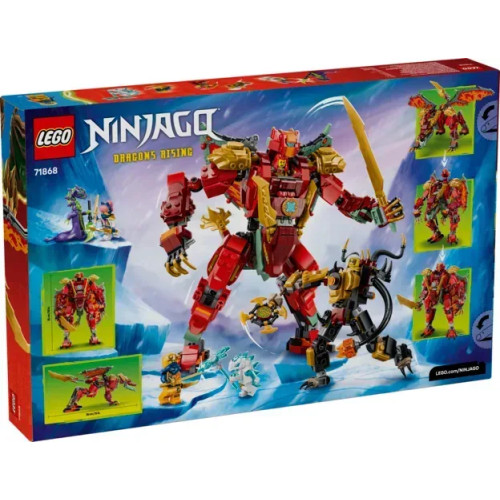 Конструктор LEGO Ninjago Дракон-трансформер Вайлдфаєр