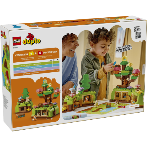 Конструктор LEGO DUPLO Town Ліс відкриттів із дикими тваринами