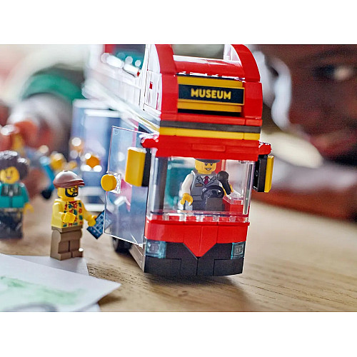 Конструктор LEGO City Червоний двоповерховий екскурсійний автобус