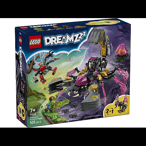 Конструктор LEGO DREAMZzz  Кошмарний землекоп-скорпіон