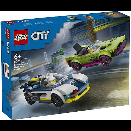 Конструктор LEGO City Переслідування маслкара на поліцейському автомобілі