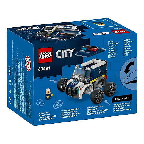 Конструктор LEGO City Автівки — Поліцейська вантажівка