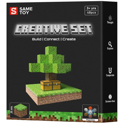 Магнітний конструктор Same Toy Creative Set Skyblock 48ел