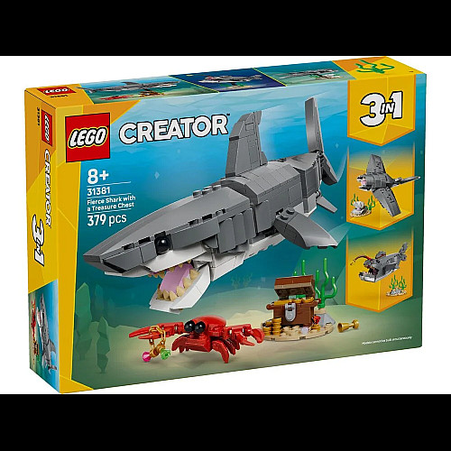 Конструктор LEGO Creator Люта акула зі скринею скарбів