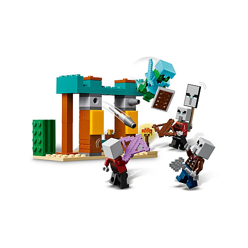 Конструктор LEGO Minecraft Пустынный патруль разбойника