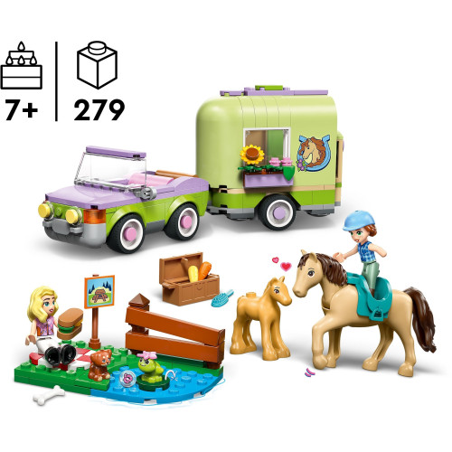 Конструктор LEGO Friends Причіп для коня й лошати