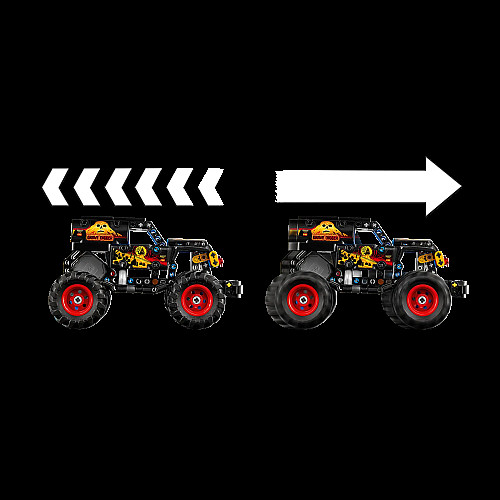 Конструктор LEGO Technic  Monster Jam™ Grave Digger™ Вогонь і лід