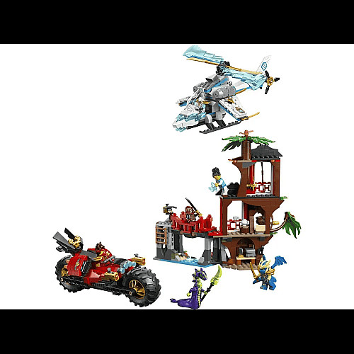 Конструктор LEGO Ninjago Автомобильная битва ниндзя у дома на дереве