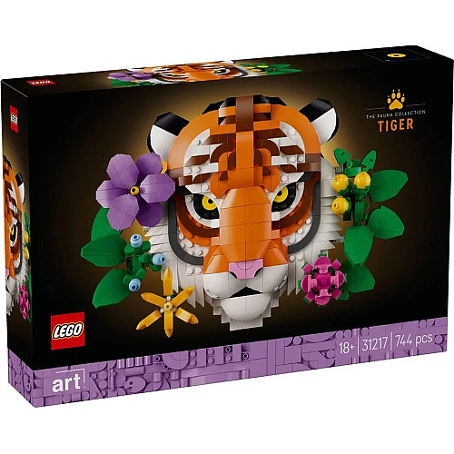 Конструктор LEGO Art Колекція фауни - Тигр