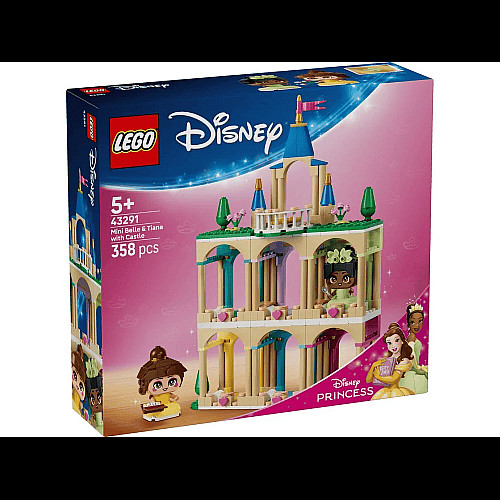Конструктор LEGO Disney Princess Мініпринцеси Бель і Тіана з замком