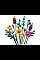 Конструктор LEGO Icons Botanicals Букет польових квітів