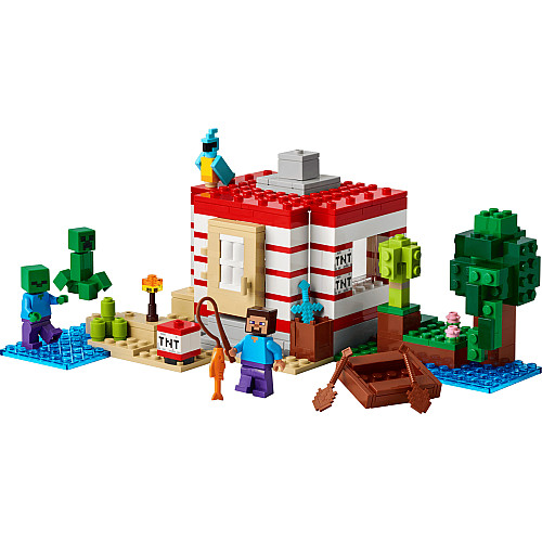Конструктор LEGO Minecraft Будинок з вибухівки в джунглях