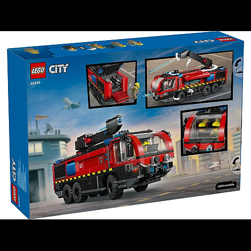 Конструктор LEGO City Пожарный грузовик в аэропорту