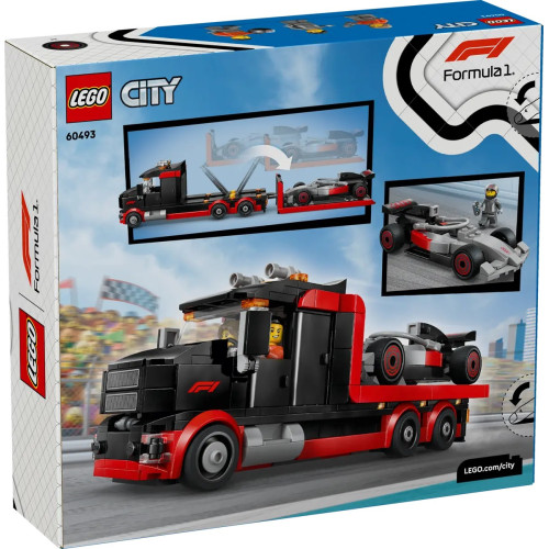 Конструктор LEGO City Вантажівка для демонстрації F1 із перегоновим автомобілем Audi F1