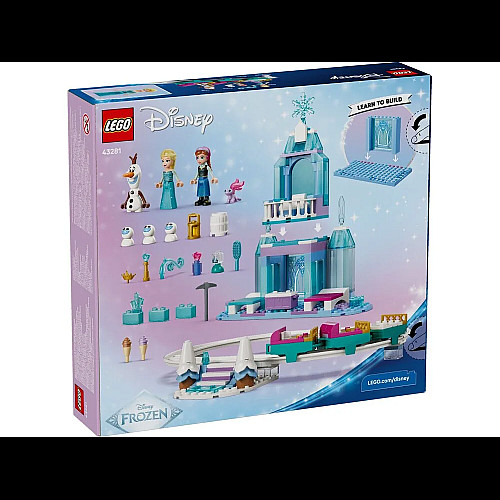 Конструктор LEGO Disney Princess Ледяной дворец Эльзы и веселое катание на санках
