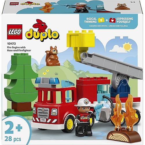 Конструктор LEGO DUPLO Town Пожарная машина со шлангом и пожарным