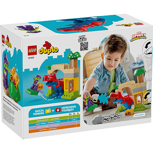 Конструктор LEGO DUPLO Disney Динозавр Spidey-Rex проти Зеленого Гобліна