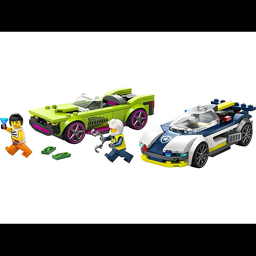 Конструктор LEGO City Переслідування маслкара на поліцейському автомобілі
