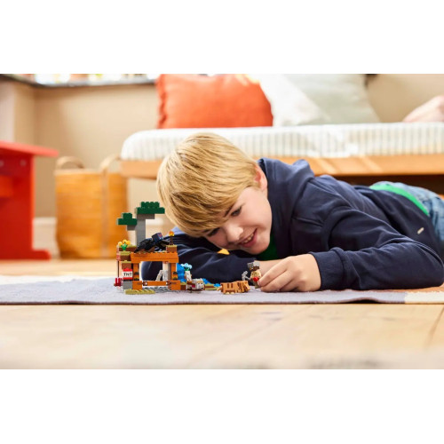 Конструктор LEGO Minecraft Шахтна експедиція «Броненосець»