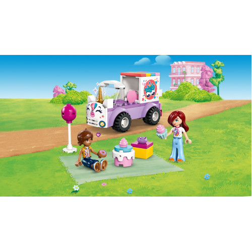 Конструктор LEGO Friends Автомобіль для доставки тортів з єдинорогами