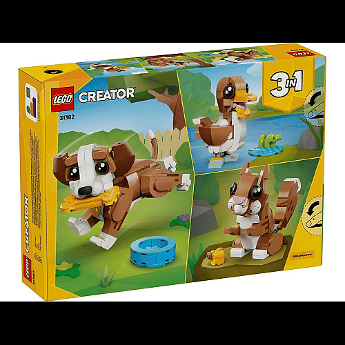 Конструктор LEGO Creator Волшебные животные: игривый щенок