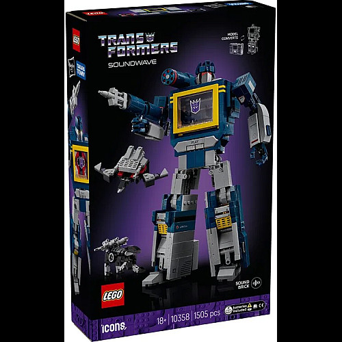 Конструктор LEGO Icons Transformers: Саундвейв