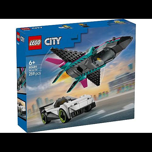 Конструктор LEGO City Реактивний літак проти автомобіля