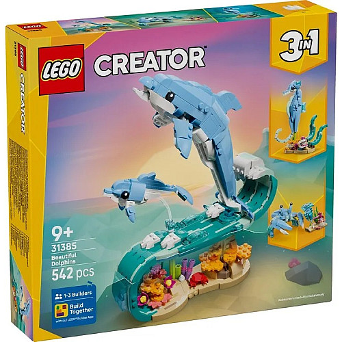 Конструктор LEGO Creator Морські тварини: красиві дельфіни