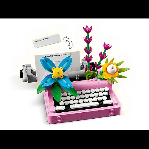 Конструктор LEGO Creator Друкарська машинка з квітами