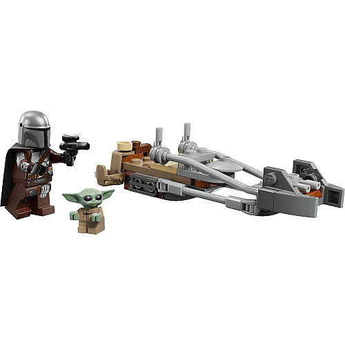 Конструктор LEGO Star Wars Скоростной мотоцикл Мандалорца и Грогу