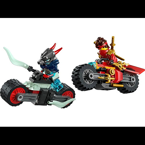 Конструктор LEGO Ninjago Швидкісні перегони Кая на мотоциклі
