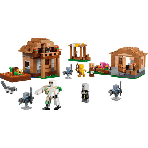 Конструктор LEGO Minecraft Напад викликача на село