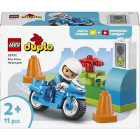 Конструктор LEGO DUPLO Town Синий полицейский мотоцикл