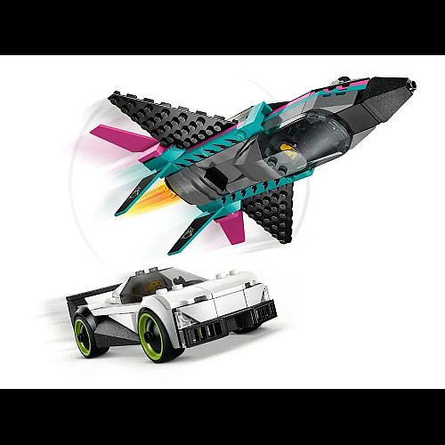 Конструктор LEGO City Реактивний літак проти автомобіля