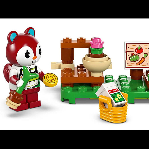 Конструктор LEGO Animal Crossing Садова крамниця і караван, що належать Leif