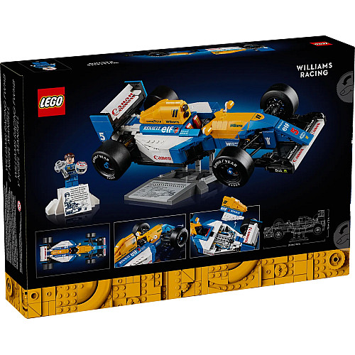 Конструктор LEGO Icons Williams Racing FW14B і Найджел Менселл