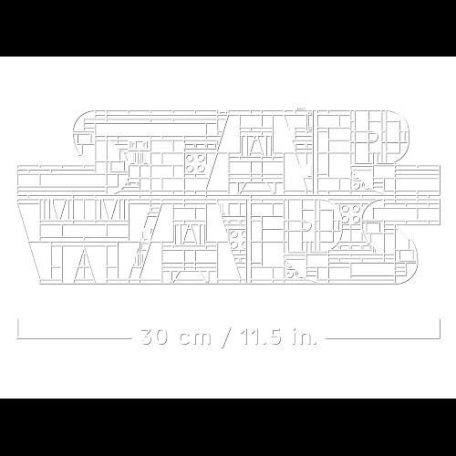 Конструктор LEGO Star Wars Логотип з кубиків «Зоряні війни»