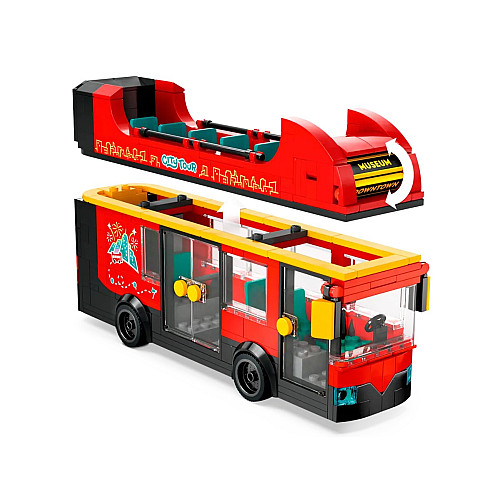 Конструктор LEGO City Червоний двоповерховий екскурсійний автобус