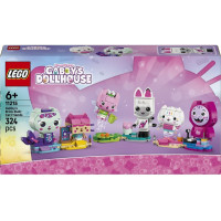 Конструктор LEGO Gabby's Dollhouse Друзі-коти Ґаббі з кубиків