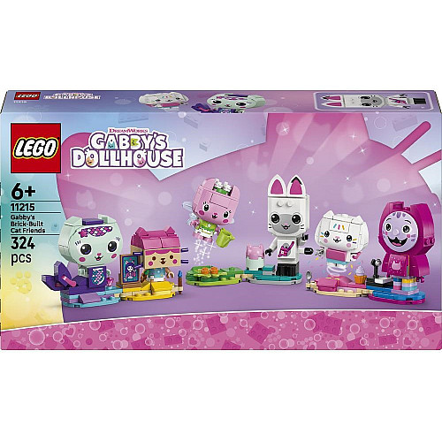 Конструктор LEGO Gabby's Dollhouse Друзья-кошки Габби из кубиков