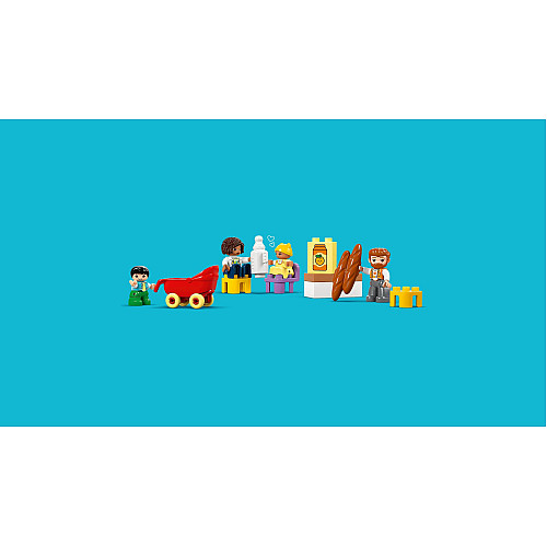 Конструктор LEGO DUPLO Town Современное семейное здание с фигурками