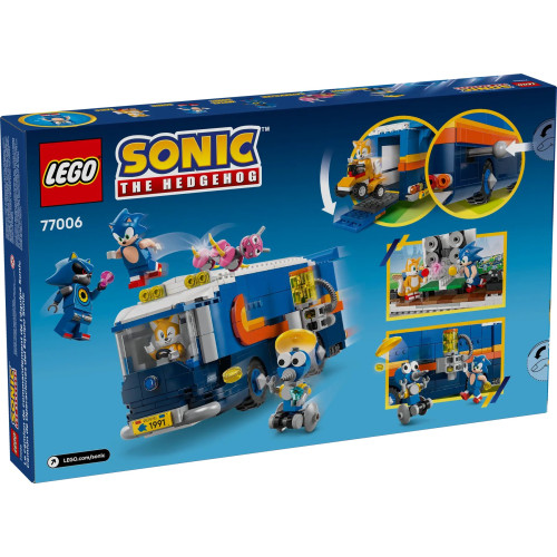 Конструктор LEGO Sonic Sonic та командна вантажівка
