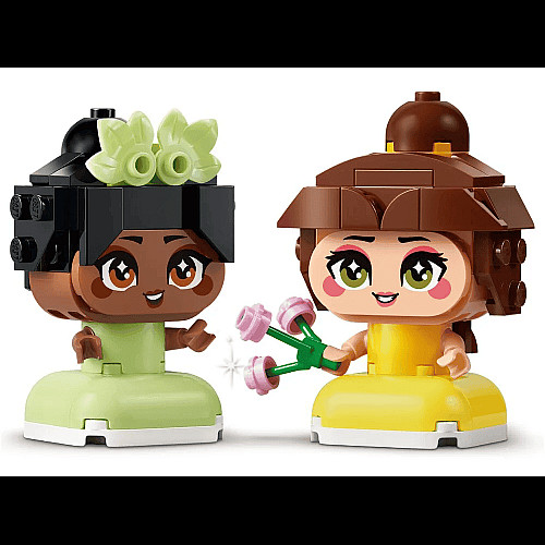 Конструктор LEGO Disney Princess Мініпринцеси Бель і Тіана з замком
