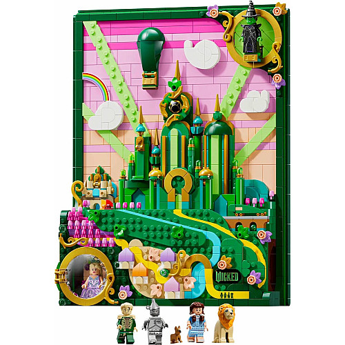 Конструктор LEGO Wicked Смарагдове місто настінний арт